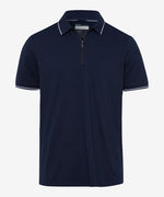 BRAX POLO PERCY ZIP POLO MIDNIGHT