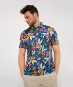 BRAX POLO PICO LINEN COTTON PRINT