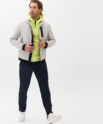 BRAX LEWIS BOMBER JACKET LIMESTONE.