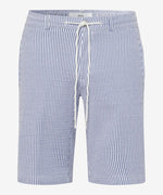 BRAX SHORTS PHIL NAVY STRIPE