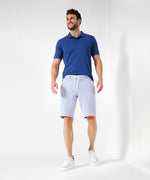 BRAX SHORTS PHIL NAVY STRIPE