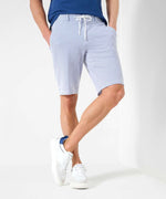 BRAX SHORTS PHIL NAVY STRIPE