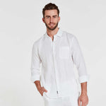 COAST L/S SHIRT LINEN WHITE