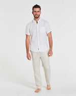 COAST S/S SHIRT LINEN WHITE