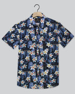 CUTLER & CO. S/S SHIRT BLUEBIRD PRINT