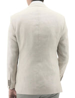 D.HECHTER JACKET SHAPE NATURAL LINEN